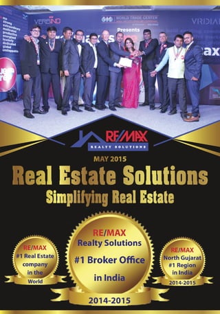 Real Estate Solutions - RE/MAX Realty Solutions Monthly Newsletter May 2015