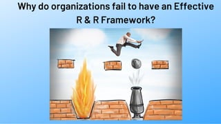 Why do organizations fail to have an Effective
R & R Framework?
 