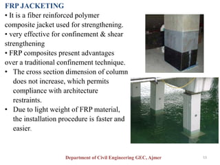 Jacketing Method Retroffitting retrofitting and rehabilitation of structures | PDF