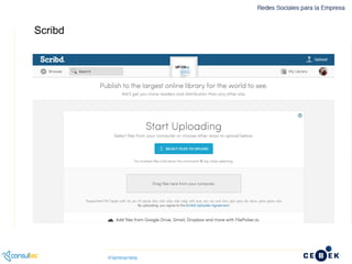 Pinterest para Empresas - Cómo emplear Pinterest dentro de la Web
Scribd
 
