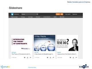 Pinterest para Empresas - Cómo emplear Pinterest dentro de la Web
Slideshare
 