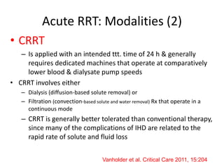 Rrt in icu dr said khamis zagazig april 2018 latest | PDF
