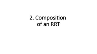 Rrt Roles (RRT) Rapid Response Team Composition and Roles .pptx