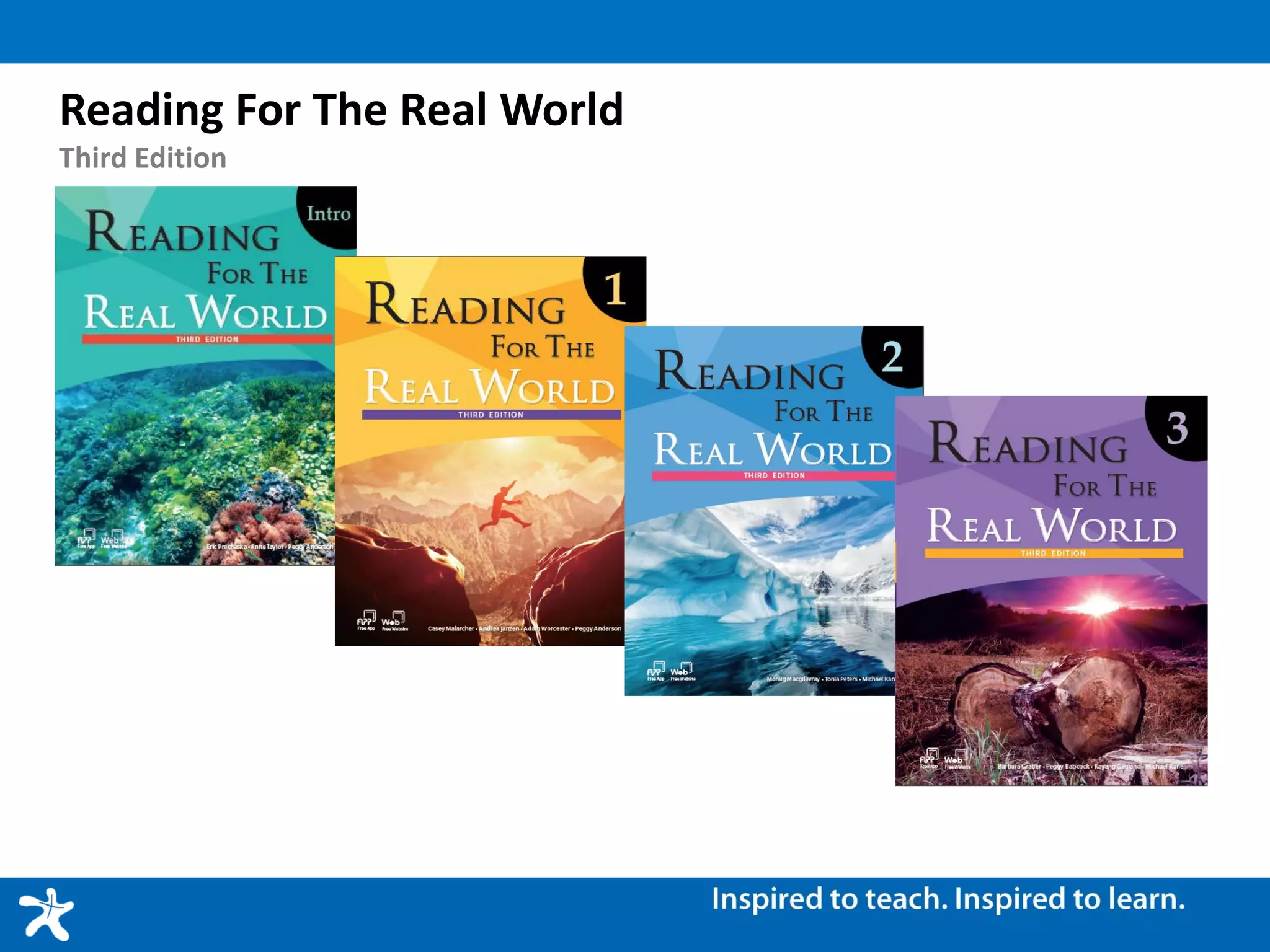 Reading For The Real World
Third Edition
 