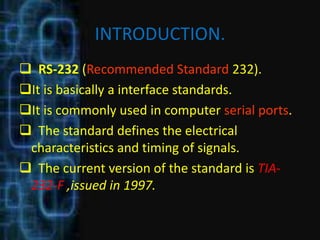 RS 232 | PPTX