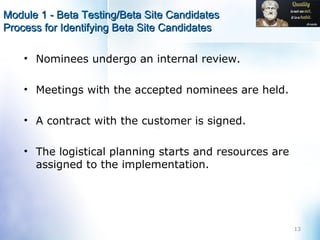 Beta Test Methodology | PPT