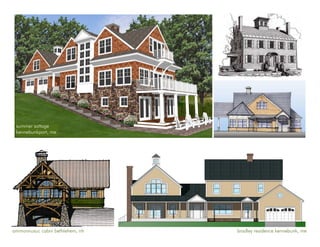 summer sottage
 kennebunkport, me




ammonnusuc cabin bethlehem, nh   bradley residence kennebunk, me
 