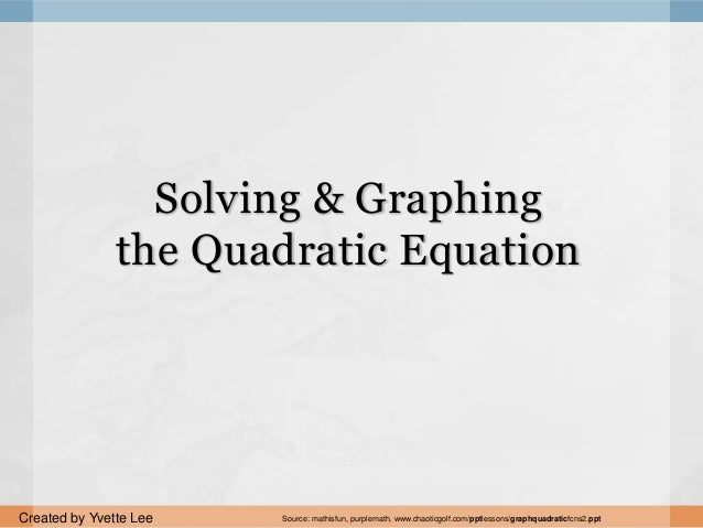 Rs Solving Graphingquadraticequation