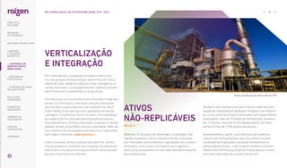 VERTICALIZAÇÃO
E INTEGRAÇÃO
Por controlarmos a produção de nossa matéria-pri-
ma nos parques de bioenergia e operarmos em toda a
cadeia de valor, detemos cada vez mais inteligência na
comercialização e, consequentemente, obtemos desem-
penho financeiro sustentável no longo prazo.
Fortalecemos um ecossistema verticalizado e integrado,
focado na otimização e oferta de soluções acessíveis
aos clientes e suportadas por uma plataforma robus-
ta de trading. Essa estrutura nos possibilita múltiplas
vantagens competitivas, entre as quais: rastreabilidade
da matéria-prima utilizada para produção de açúcar,
biocombustíveis e energia renovável; e acesso a clientes
globais, devido ao portfólio atrativo e escalável; além de
uso intensivo de tecnologias proprietárias e capacidade
para seguir inovando. |SASB FB-AG-430a.3|
Como resultado, temos condição de precificar melhor
nossos produtos, contando com sistemas de análise de
desconto e zona de preços que orientam nossa estraté-
gia para maximizar os retornos.
Detemos 35 parques de bioenergia, localizados nas
regiões Sudeste e Centro-Oeste do Brasil, próximos
aos mercados consumidores e agrupados em clusters
sinérgicos, com acesso à infraestrutura logística –
tanto para escoamento no mercado doméstico quanto
para exportação.
ATIVOS
NÃO-REPLICÁVEIS
|GRI 102-4|
Também controlamos uma das maiores redes de distri-
buição de combustíveis do Brasil, Paraguai e da Argenti-
na, o que inclui terminais multimodais estrategicamente
localizados: mais de 70 bases de distribuição, presença
em 19 portos, mais de 70 de abastecimento em aero-
portos e mais de 7.900 postos de serviço.
Desenvolvemos, assim, uma estrutura de comercia-
lização com alcance global, que nos confere amplas
condições de originação e alcançar diretamente os
consumidores finais – com a menor distância mínima
média entre terminais primários e secundários e entre
terminais secundários e postos de serviço.
Parque de Bioenergia Barra Bonita (SP)
... COM MODELO DE
NEGÓCIOS ÚNICO E
IRREPLICÁVEL…
24
RELATÓRIO ANUAL DE SUSTENTABILIDADE 2021–2022
SOBRE ESTE
RELATÓRIO
… E PROPOSTA DE VALOR
NO LONGO PRAZO
MENSAGEM
DO PRESIDENTE
… CRESCIMENTO
ESTRUTURADO…
LIDERANDO
A TRANSIÇÃO
ENERGÉTICA
RESULTADOS
FINANCEIROS
CADERNO DE
INDICADORES
SUMÁRIOS DE
CONTEÚDO GRI
CARTA DE
ASSEGURAÇÃO
EXPEDIENTE
DESTAQUES DO ANO-SAFRA
 