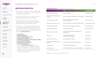 DIRETORIA-EXECUTIVA
• 
Formada por no mínimo três membros, sendo obriga-
tório um Diretor-Presidente e um Diretor Financeiro e
de Relações com Investidores.
• 
Os membros, incluindo o Diretor-Presidente, têm dois
anos de mandato, sendo permitida a reeleição.
• 
Responsável pelo gerenciamento dos negócios e pela
execução das políticas e diretrizes gerais estabelecidas
periodicamente pelo Conselho de Administração.
• 
Colaboradores e colaboradoras de diferentes áreas e
níveis hierárquicos (incluindo a alta liderança) se or-
ganizam para a discussão de temas relevantes para o
aprimoramento de práticas corporativas por meio dos
seguintes comitês-executivos:
 
Comitê de Ética;
 
Comitê de Compliance;
 
Comitê de Diversidade e Inclusão;
 
Comitê de Povos Indígenas;
 
Comitê Saúde, Segurança e Meio Ambiente (SSMA);
 
Comitê de Sustentabilidade;
 
Comitê de Riscos de Mercado; e
 
Comitê de Investimentos;
 
Há ainda Comitês de Governança para cada
negócio, formado pelo Vice-presidente do negócio,
seus subordinados diretos e Diretoria de Controles
Internos, os quais têm a função de endereçar temas
relacionados a melhorias de processos, controles
internos e Auditoria Interna.
DIRETORIA-EXECUTIVA (Composição em 31 de março de 2022)
Função Início do mandato
Ricardo Dell Aquila Mussa Diretor-Presidente 23 de abril de 2021
Guilherme José de Vasconcelos
Cerqueira
Diretor Financeiro e de Relações com Investidores 23 de abril de 2021
Francis Vernon Queen Neto
Vice-Presidente Executivo de Etanol,
Açúcar e Bionergia
23 de abril de 2021
Jose Antonio Porteiro Cardoso Vice-Presidente Executivo Comercial Downstream 1 de dezembro de 2021
Frederico Barbosa Saliba Vice-Presidente de Energia e Renováveis 23 de abril de 2021
Antonio Ferreira Martins Vice-Presidente Jurídico 23 de abril de 2021
Paula Carvalho Benevides1
Vice-Presidente de Desenvolvimento Humano e
Organizacional
Não aplicável
Fabio Mota1
Vice-Presidente de Serviços
aos Negócios e Tecnologia
Não aplicável
Paulo Corte Real Neves1 Vice-Presidente de Trading Não aplicável
Claudio Borges Teophilo Gaspar
Oliveira1
Vice-Presidente de Relações Institucionais Não aplicável
Juliano Tamaso1 Vice-Presidente de Supply Chain Não aplicável
Paula Kovarsky1 Vice-Presidente de Estratégia e Sustentabilidade Não aplicável
1 Não compõe a diretoria estatuária.
Clique aqui para saber mais sobre cada executivo.
... COM MODELO DE
NEGÓCIOS ÚNICO E
IRREPLICÁVEL…
45
RELATÓRIO ANUAL DE SUSTENTABILIDADE 2021–2022
SOBRE ESTE
RELATÓRIO
… E PROPOSTA DE VALOR
NO LONGO PRAZO
MENSAGEM
DO PRESIDENTE
… CRESCIMENTO
ESTRUTURADO…
LIDERANDO
A TRANSIÇÃO
ENERGÉTICA
RESULTADOS
FINANCEIROS
CADERNO DE
INDICADORES
SUMÁRIOS DE
CONTEÚDO GRI
CARTA DE
ASSEGURAÇÃO
EXPEDIENTE
DESTAQUES DO ANO-SAFRA
 