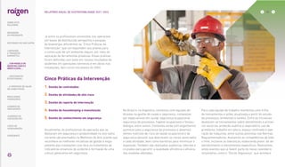 Já entre os profissionais envolvidos nas operações
em bases de distribuição aeroportos e parques
de bioenergia, difundimos as “Cinco Práticas da
Intervenção”, que correspondem aos pilares para
a construção de um ambiente seguro, por meio da
aplicação de ferramentas proativas. Essas práticas
foram definidas com base em nossos resultados de
acidentes em operações rotineiras e em obras nas
instalações, bem como nos pilares do SIGO.
Cinco Práticas da Intervenção
1. Gestão de contratados
2. Gestão de atividades de alto risco
3. Gestão de reporte de intervenção
4. Gestão de housekeeping e manutenção
5. Gestão do conhecimento em segurança
Anualmente, os profissionais da operação que se
destacam em segurança e produtividade no ano-safra
corrente são premiados no Melhores do Ano, evento que
reconhece as melhores iniciativas de gestão e enga-
jamento das instalações com foco no tratamento de
indicadores proativos de acidente e formação de uma
cultura generativa em segurança.
No Brasil e na Argentina, contamos com equipes de-
dicadas na gestão de saúde e segurança, compostas
por especialistas em saúde, segurança ocupacional,
segurança de processos, higiene ocupacional e fonoau-
diologia, entre outros. Contamos ainda com engenheiros
químicos para a segurança de processos e desenvol-
vemos matrizes de risco de saúde ocupacional e de
segurança pessoal, que descrevem os riscos associados
a cada atividade, bem como barreiras para minimizar a
exposição. Também são realizadas auditorias internas e
cruzadas para garantir a qualidade, eficiência e eficácia
das medidas adotadas.
Para cada equipe de trabalho mantemos uma trilha
de treinamentos e ações atualizada a partir do estudo
de processos, ambientes e tarefas. Entre as iniciativas
destacam-se treinamentos sobre atendimento a primei-
ros socorros, proteção auditiva e respiratória, uso de
protetores, trabalho em altura, espaço confinado e ope-
ração de máquinas, entre outras previstas nas Normas
Regulamentadoras. Avaliamos as competências de todo
o time, inclusive as lideranças, elaborando plano de de-
senvolvimento e treinamentos específicos. Realizamos
ainda eventos que já fazem parte do nosso calendário
corporativo, como o “Dia da Segurança”, que acontece
... COM MODELO DE
NEGÓCIOS ÚNICO E
IRREPLICÁVEL…
53
RELATÓRIO ANUAL DE SUSTENTABILIDADE 2021–2022
SOBRE ESTE
RELATÓRIO
… E PROPOSTA DE VALOR
NO LONGO PRAZO
MENSAGEM
DO PRESIDENTE
… CRESCIMENTO
ESTRUTURADO…
LIDERANDO
A TRANSIÇÃO
ENERGÉTICA
RESULTADOS
FINANCEIROS
CADERNO DE
INDICADORES
SUMÁRIOS DE
CONTEÚDO GRI
CARTA DE
ASSEGURAÇÃO
EXPEDIENTE
DESTAQUES DO ANO-SAFRA
 