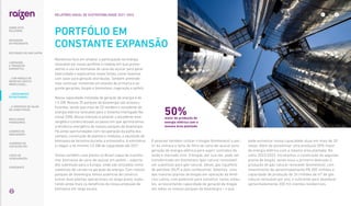 Mantemos foco em ampliar a participação da energia
renovável em nosso portfólio à medida em que promo-
vemos o uso da biomassa de cana-de-açúcar para gerar
eletricidade e exploramos novas fontes, como fazemos
com solar para geração distribuída. Também pretende-
mos continuar investindo em etanóis de primeira e se-
gunda gerações, biogás e biometano, cogeração e pellets.
Nossa capacidade instalada de geração de energia é de
1,5 GW. Nossos 35 parques de bioenergia são autossu-
ficientes, sendo que mais de 20 vendem o excedente de
energia elétrica renovável para o Sistema Interligado Na-
cional (SIN). Nossa intenção é ampliar o excedente bioe-
nergético comercializado ao passo em que aprimoramos
a eficiência energética de nossos parques de bioenergia.
Há ainda oportunidades com recuperação da palha dos
campos, construção de plantas e módulos, e aquisição de
biomassa de terceiros durante a entressafra. A estimativa
é chegar a no mínimo 2,0 GW de capacidade até 2031.
Temos também uma planta no Brasil capaz de transfor-
mar biomassa de cana-de-açúcar em pellets – exporta-
dos sobretudo para a Europa, onde são utilizados como
substituto do carvão na geração de energia. Com nossos
parques de bioenergia, temos potencial de construir
outras duas plantas operacionais no longo prazo, explo-
rando ainda mais os benefícios da nossa produção de
biomassa em larga escala.
PORTFÓLIO EM
CONSTANTE EXPANSÃO
É possível também utilizar o biogás (biometano) a par-
tir da vinhaça e torta de filtro de cana-de-açúcar para
geração de energia elétrica para suprir contratos de
leilão e mercado livre. O biogás, por sua vez, pode ser
transformado em biometano (gás natural renovável),
um substituto para gás natural, diesel, gás liquefeito
de petróleo (GLP) e óleo combustível. Detemos uma
das maiores plantas de biogás em operação da Amé-
rica Latina, com potencial para constituir novos módu-
los, acrescentando capacidade de geração de biogás
em todos os nossos parques de bioenergia – o que
pode aumentar nossa capacidade atual em mais de 20
vezes. Além de possibilitar uma produção 50% maior
de energia elétrica com a mesma área plantada. Na
safra 2022/2023, iniciaremos a construção da segunda
planta de biogás, sendo essa a primeira dedicada à
produção de gás natural renovável (biometano), com
investimento de aproximadamente R$ 300 milhões e
capacidade de produção de 26 milhões de m³ de gás
natural renovável por ano, o suficiente para abastecer
aproximadamente 200 mil clientes residenciais.
50%
maior de produção de
energia elétrica com a
mesma área plantada
… CRESCIMENTO
ESTRUTURADO…
RELATÓRIO ANUAL DE SUSTENTABILIDADE 2021–2022
SOBRE ESTE
RELATÓRIO
... COM MODELO DE
NEGÓCIOS ÚNICO E
IRREPLICÁVEL…
… E PROPOSTA DE VALOR
NO LONGO PRAZO
MENSAGEM
DO PRESIDENTE
LIDERANDO
A TRANSIÇÃO
ENERGÉTICA
RESULTADOS
FINANCEIROS
CADERNO DE
INDICADORES
SUMÁRIOS DE
CONTEÚDO GRI
CARTA DE
ASSEGURAÇÃO
EXPEDIENTE
DESTAQUES DO ANO-SAFRA
58
 