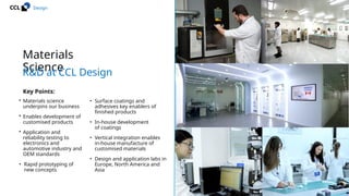 Comprehensive Overview of CCL Design's Global Manufacturing and ...