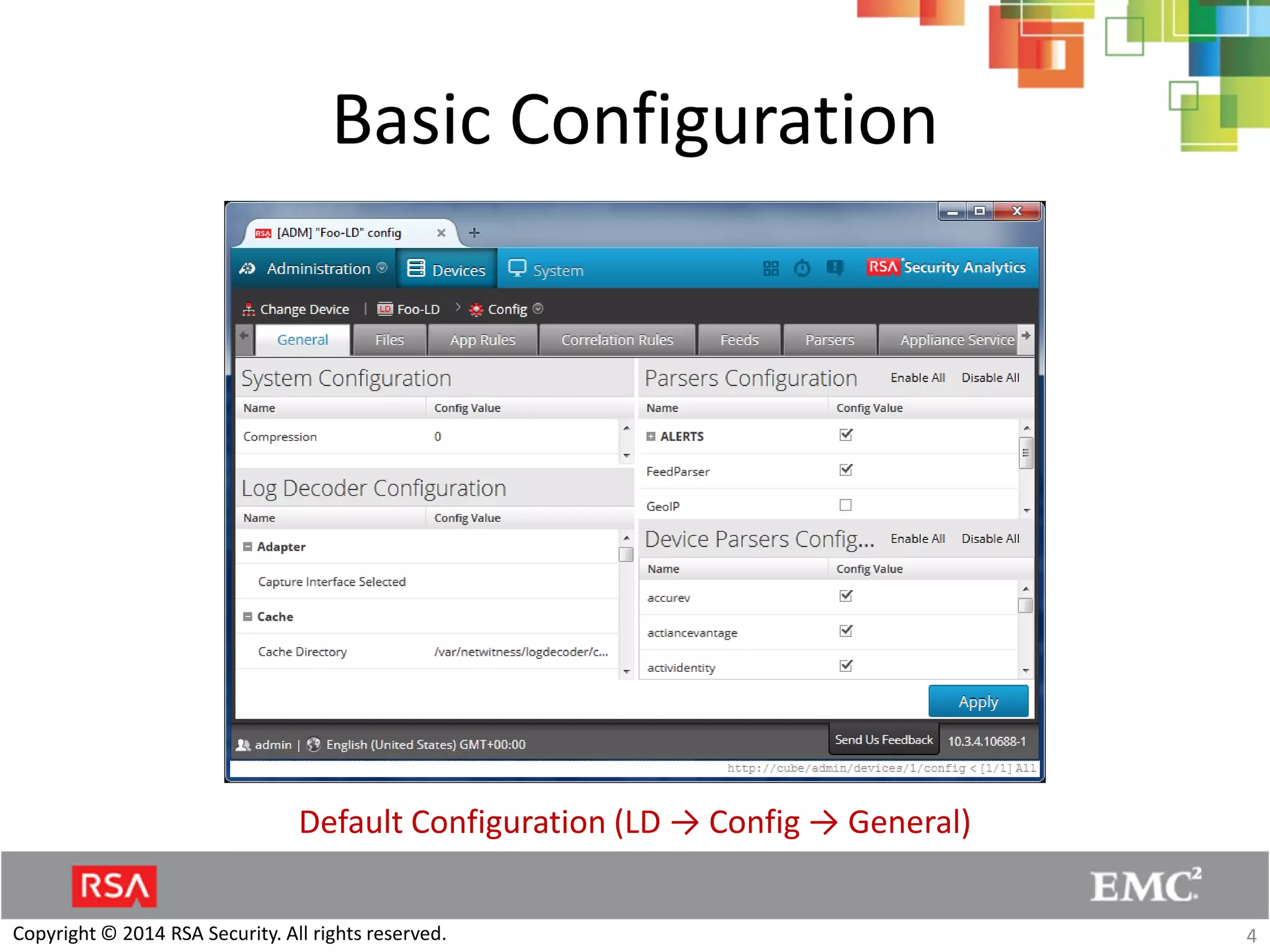 RSA NetWitness Log Decoder PPT