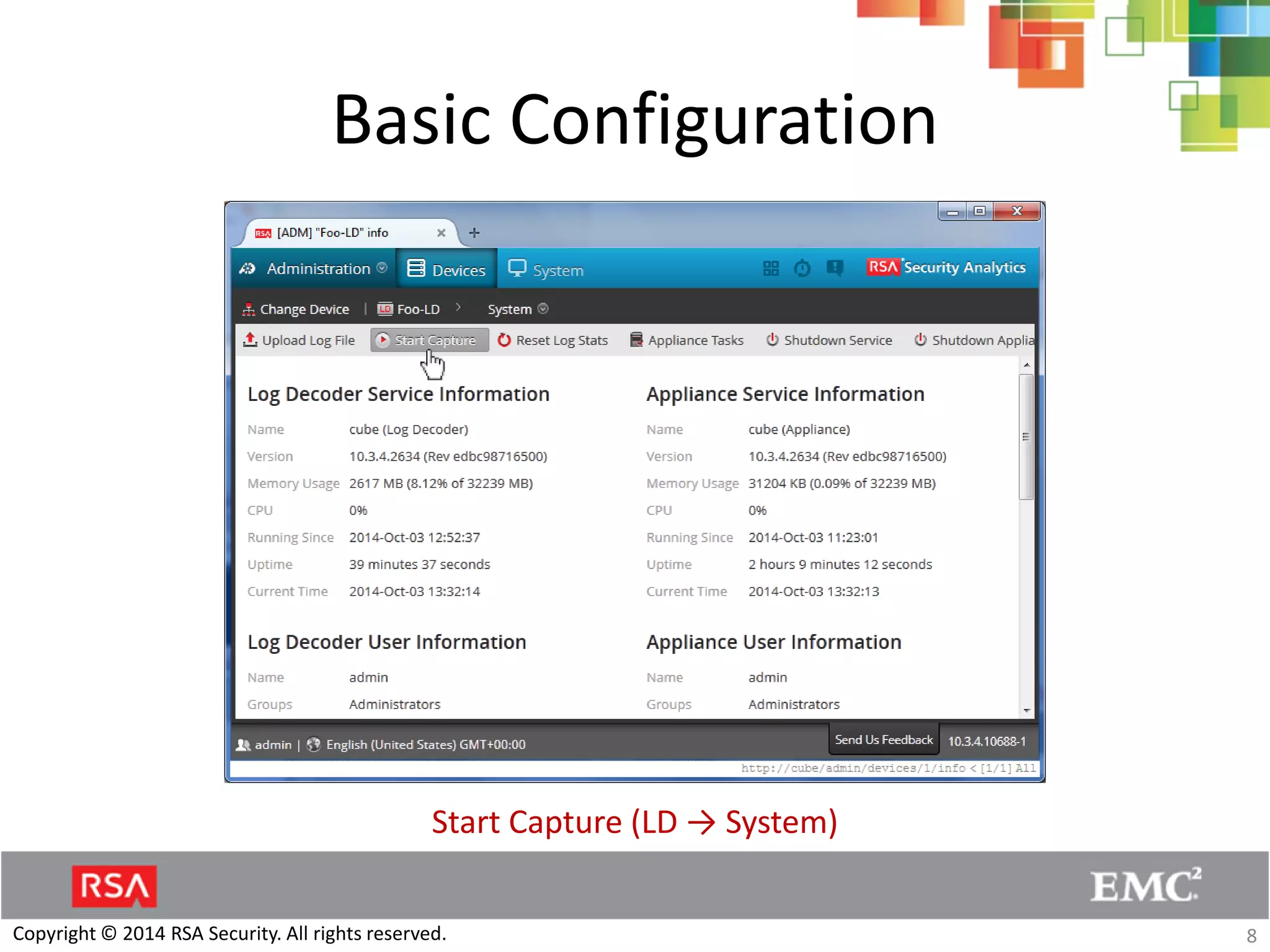 RSA NetWitness Log Decoder PPT