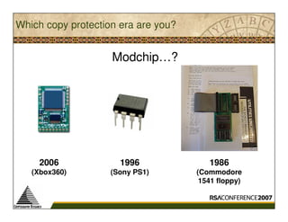 Which copy protection era are you?


                    Modchip…?




     2006             1996              1986
   (Xb...