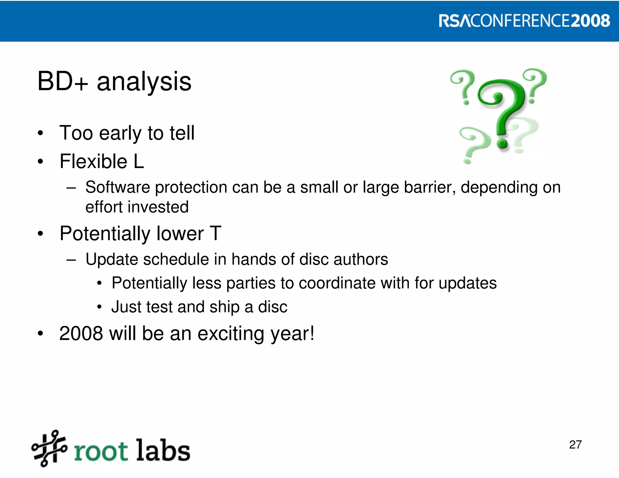 Designing and Attacking DRM (RSA 2008)