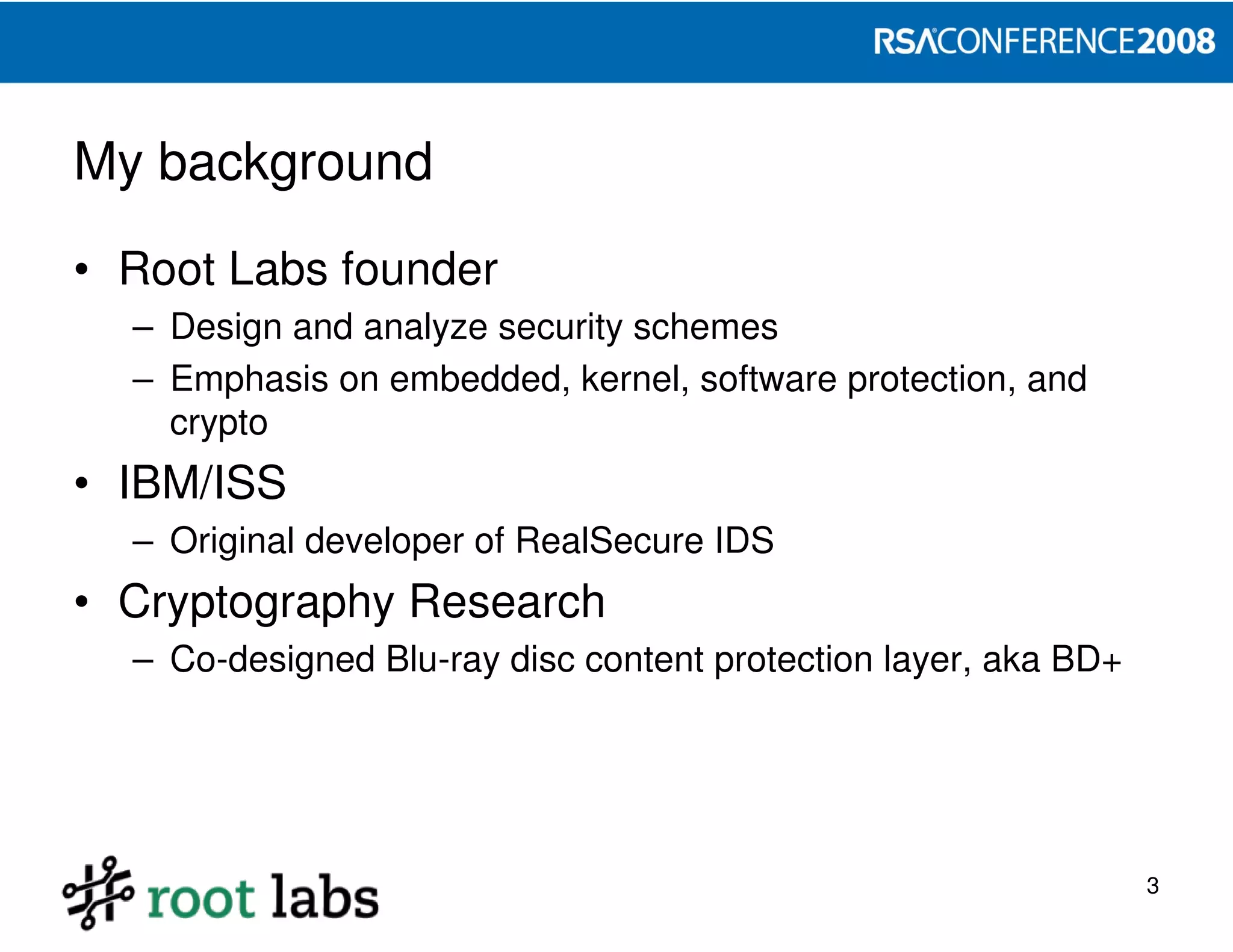Designing and Attacking DRM (RSA 2008)