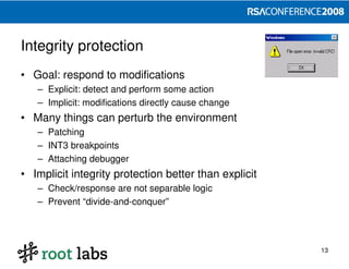 Designing and Attacking DRM (RSA 2008)