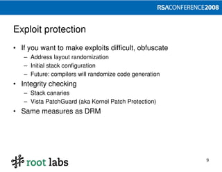 Designing and Attacking DRM (RSA 2008)