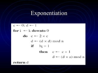 Exponentiation
 