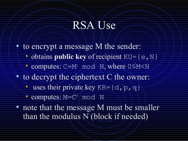 Rsa Algorithm Public Key Cryptography Rsa Algorithm Public Key Cryptography