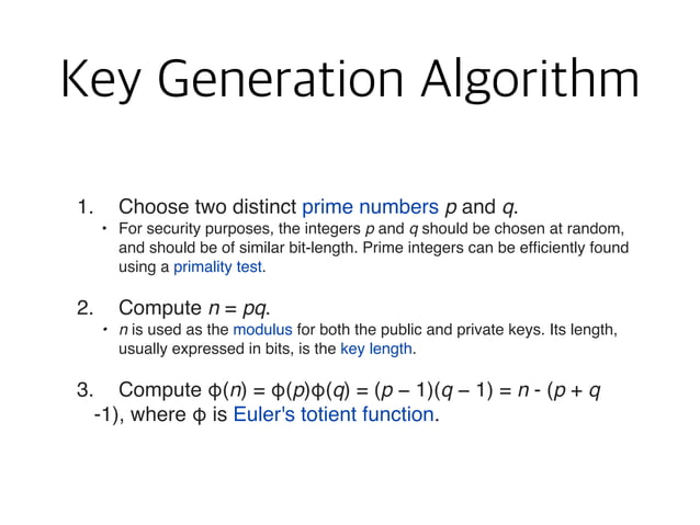 RSA Algorithm | PPT