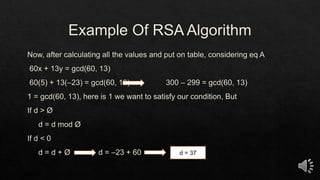 Rsa algorithm | PPT