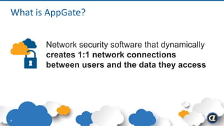 AppGate: Achieving Compliance in the Cloud | PPTX | Cloud Computing ...