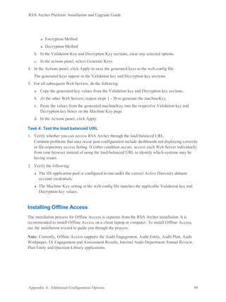 Rsa archer 6.9 platform installation and upgrade guide (3) | PDF