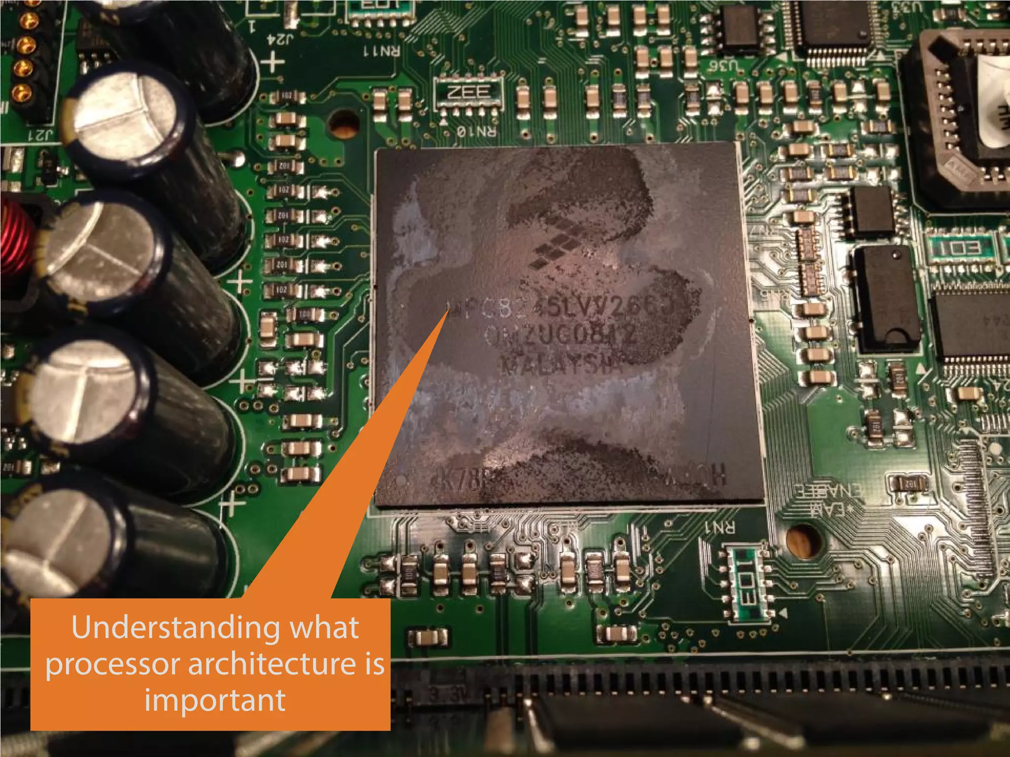 #RSAC
Understanding what
processor architecture is
important
 