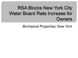 Birchwood Properties, New York
 