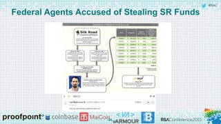 #RSAC
Federal Agents Accused of Stealing SR Funds
34
 