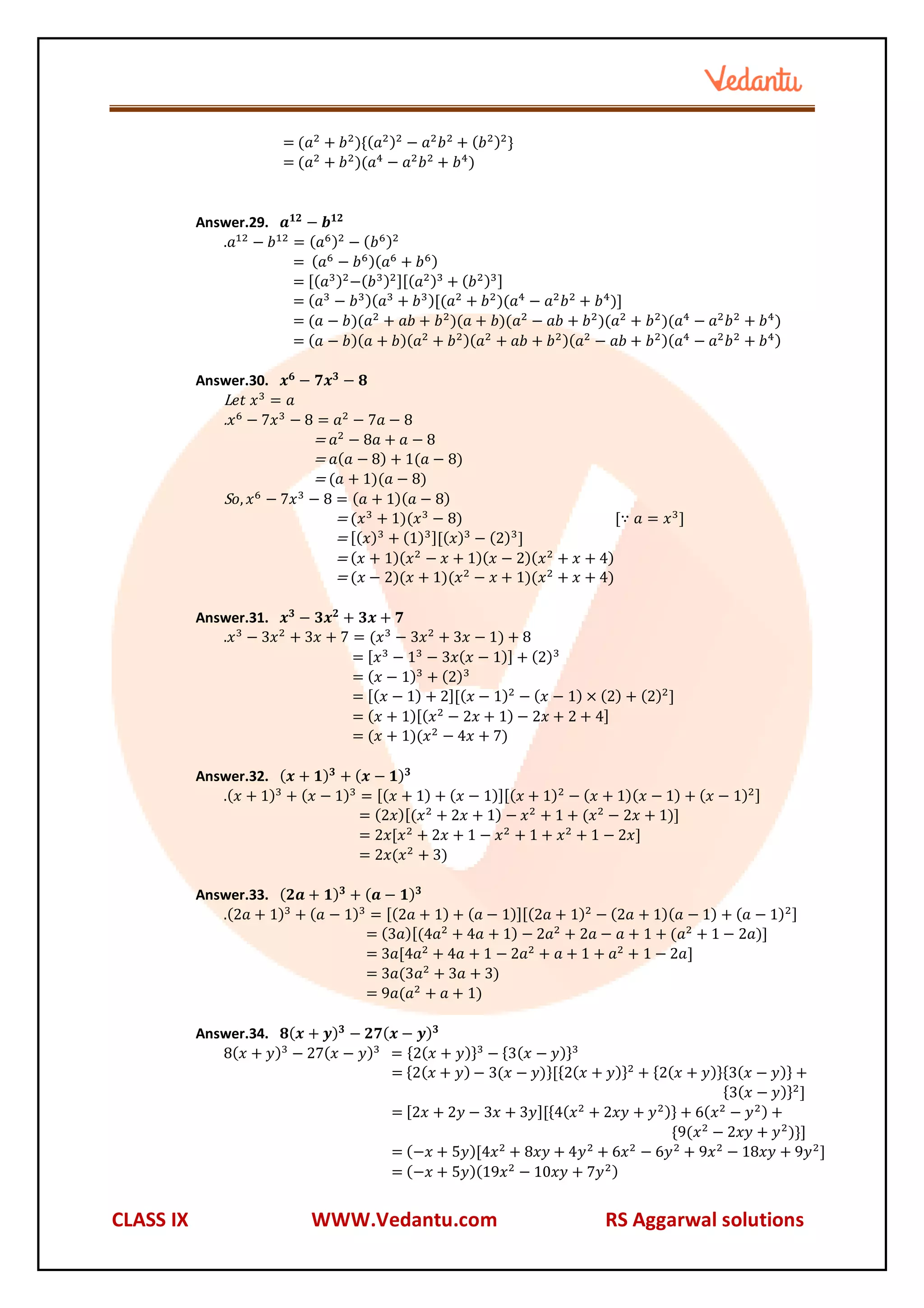 Rs Aggarwal Class 9 Solutions Chapter 3 Pdf