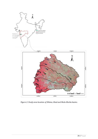28 | P a g e
Figure 2. Study area location of Bhima, Ghod and Mula-Mutha basins.
 