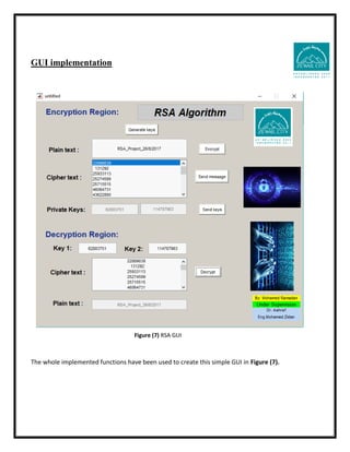software tool for implementing rsa algorithm ... RSA Algorithm report | PDF