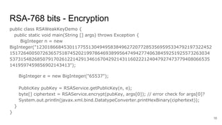 Security of RSA and Integer Factorization | PPT