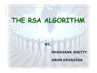 RSA ALGORITHM | PDF