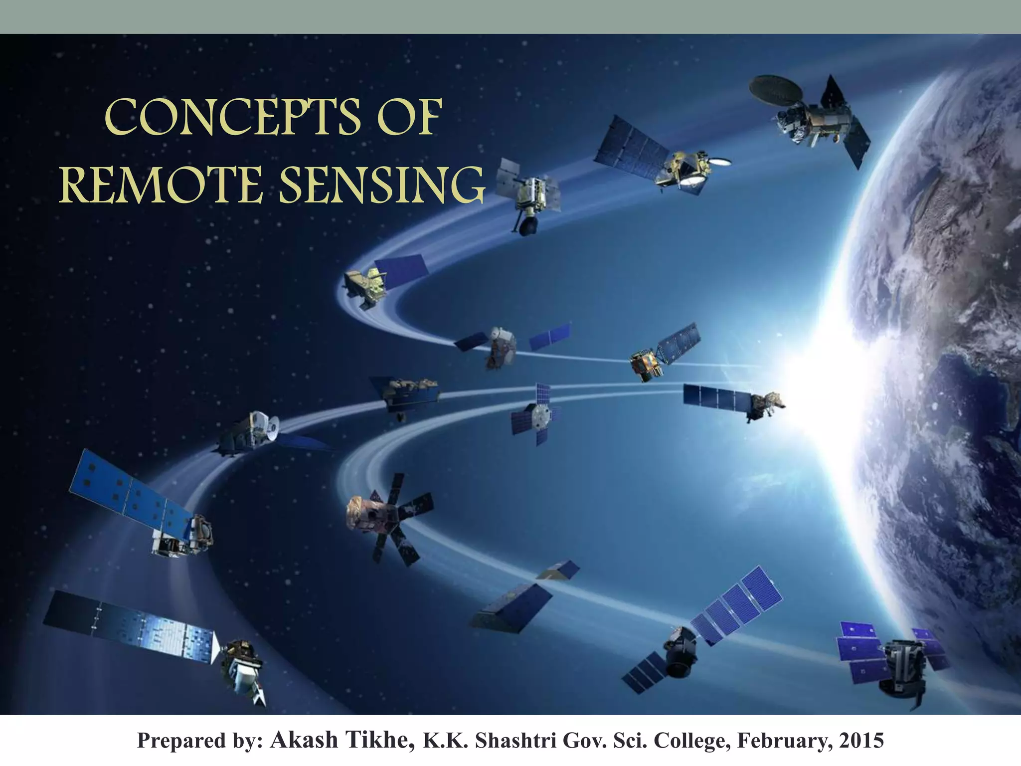 Basics of Remote Sensing | PPTX | Physics | Science