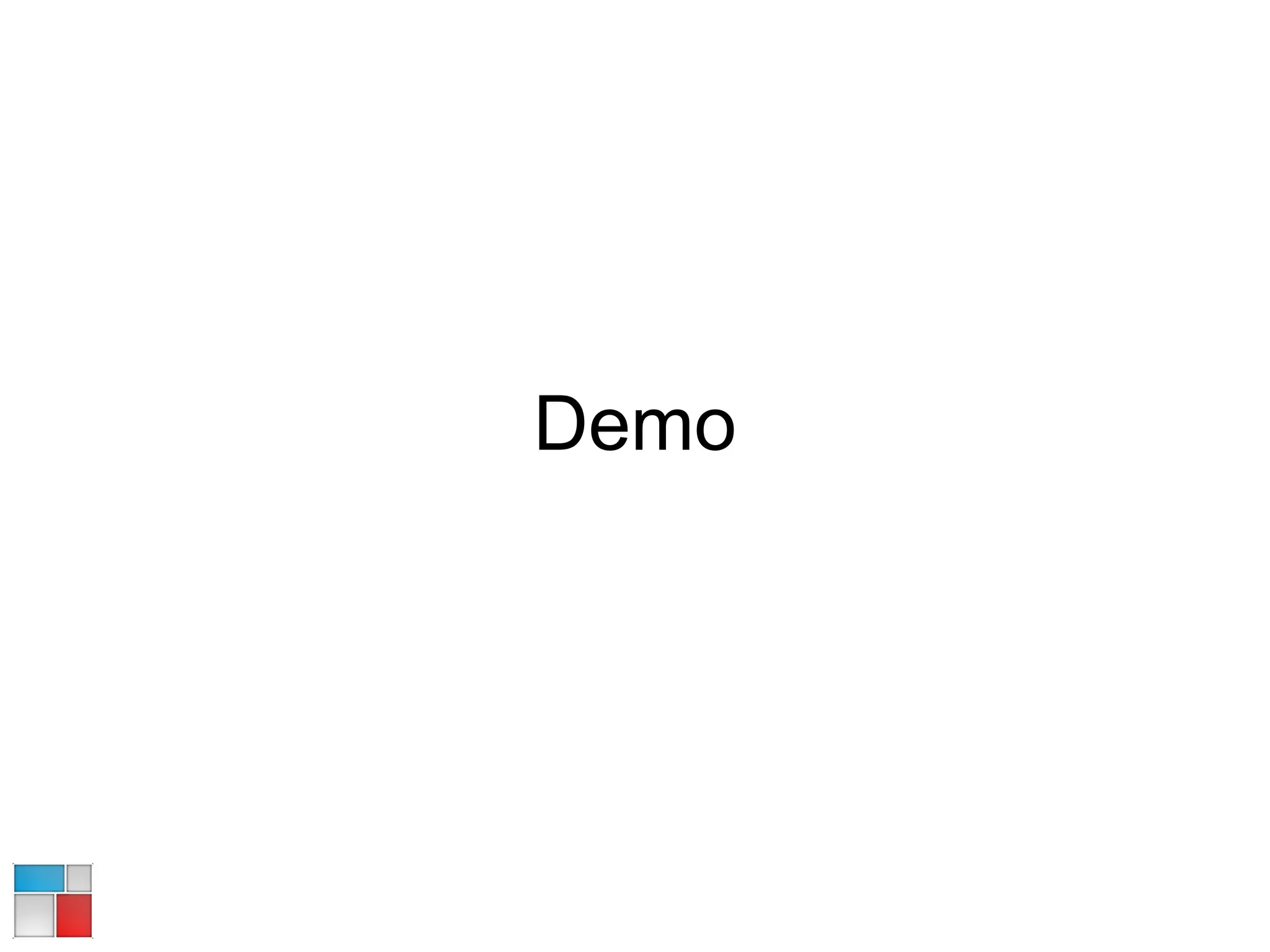 Demo
 