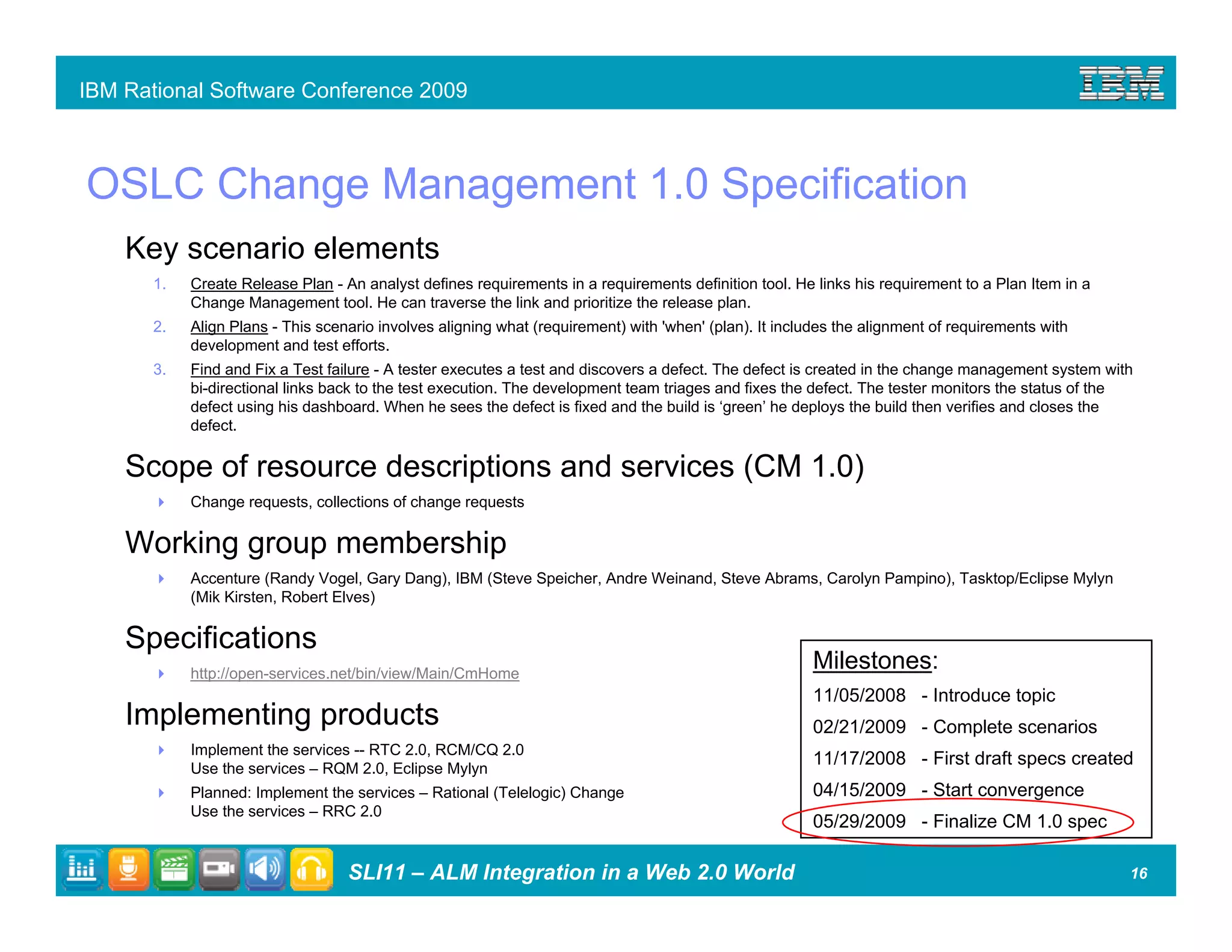 ALM Integration in a Web 2.0 World