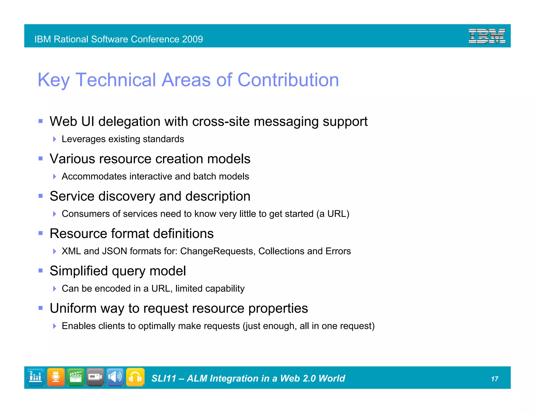 ALM Integration in a Web 2.0 World