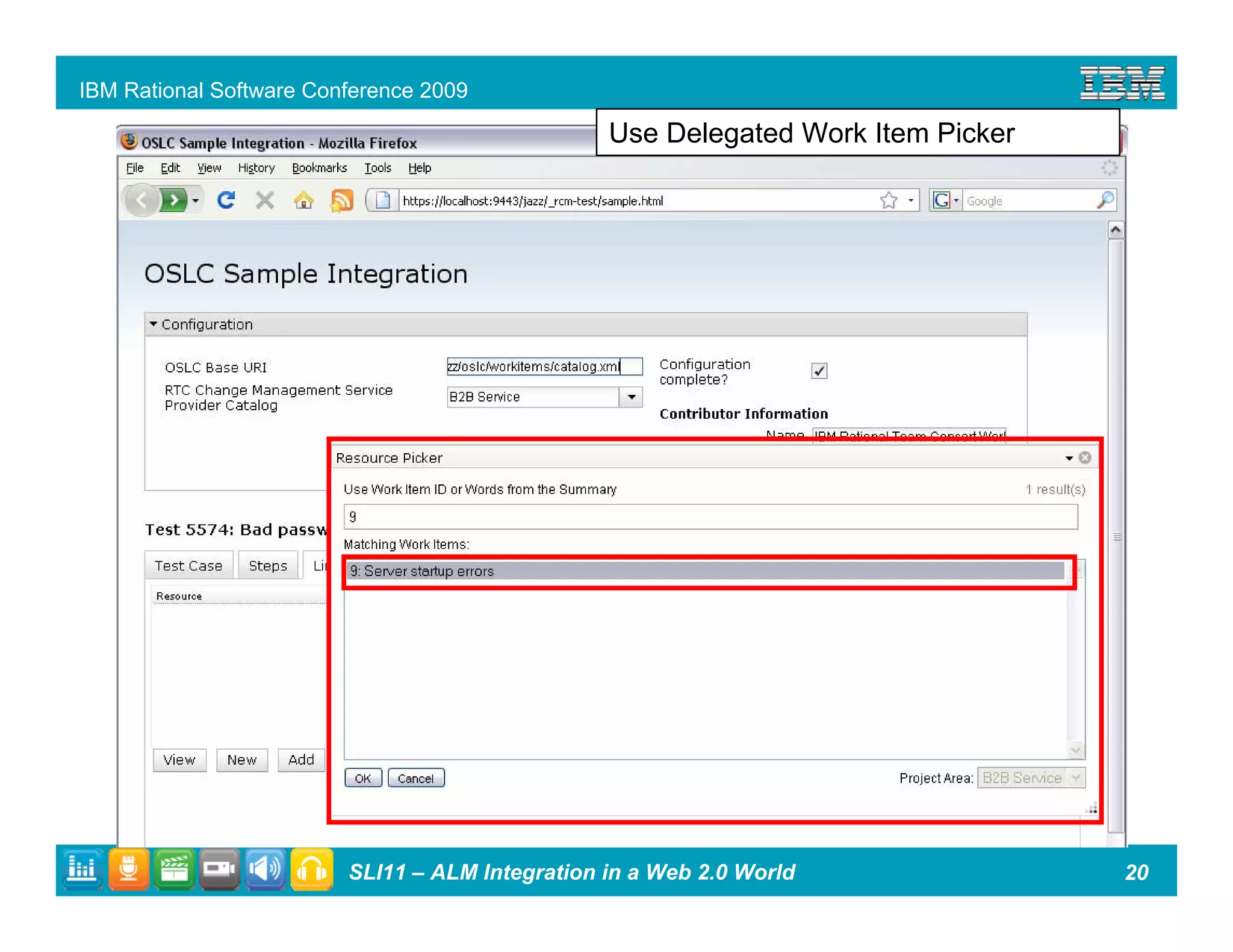 ALM Integration in a Web 2.0 World