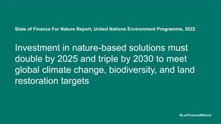 Closing the nature finance gap | PDF
