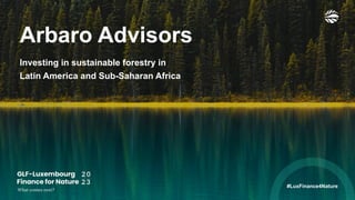 Closing the nature finance gap | PDF