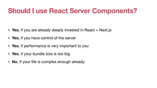 React Server Component in Next.js by Hanief Utama | PPT