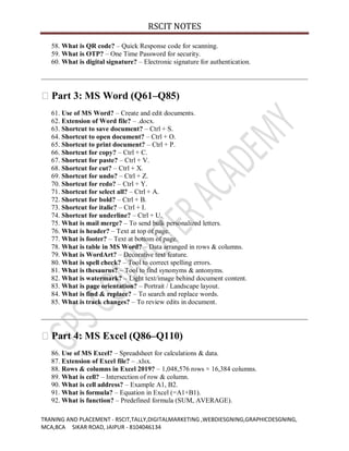 rscit notes student and beginnerd .pdf Images High... RSCIT NOTES student and beginnerd .pdf