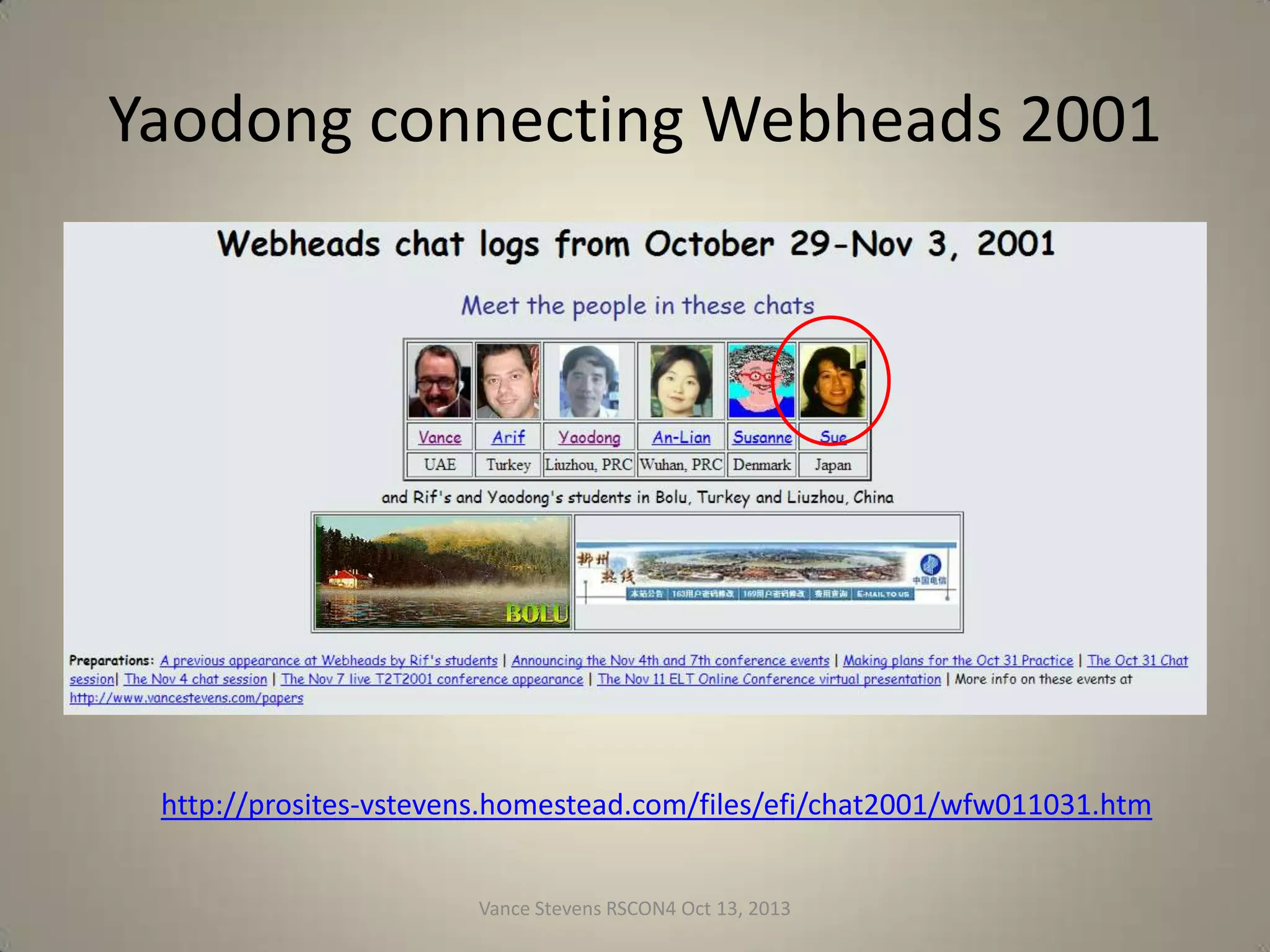 Yaodong connecting Webheads 2001

http://prosites-vstevens.homestead.com/files/efi/chat2001/wfw011031.htm
Vance Stevens RSCON4 Oct 13, 2013

15

 