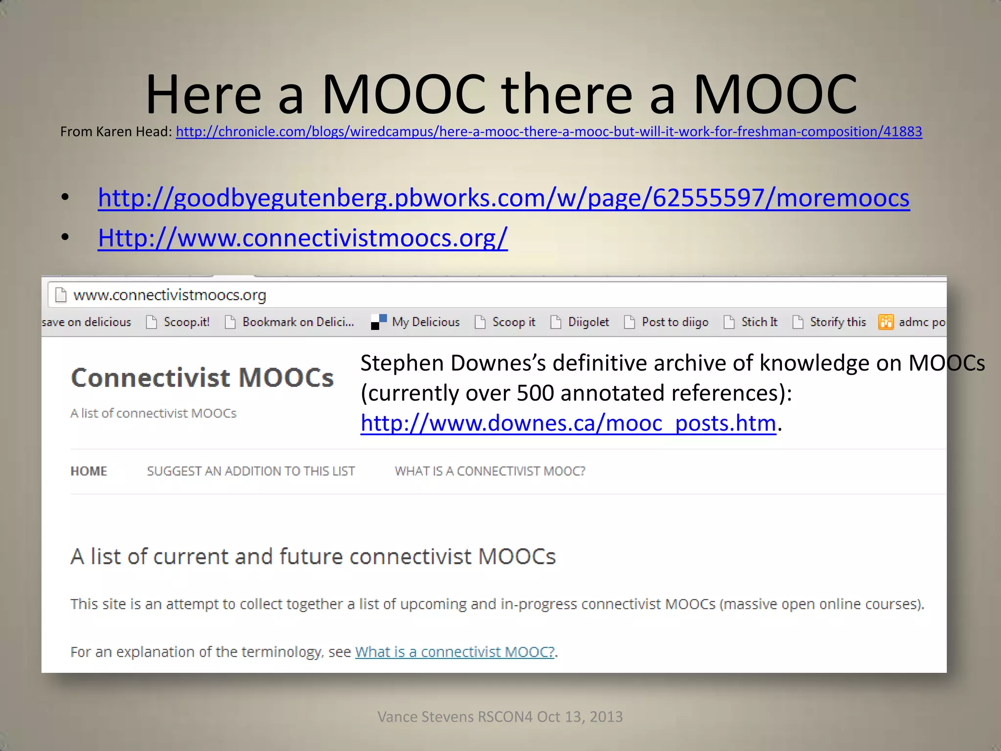 TESOL CALL-IS / IATEFL LTSIG

http://ltsig.org.uk/events/13-future-events/318-121013-special-eventusing-technology-in-teaching-principles-in-practice.html
Vance Stevens RSCON4 Oct 13, 2013

32

 