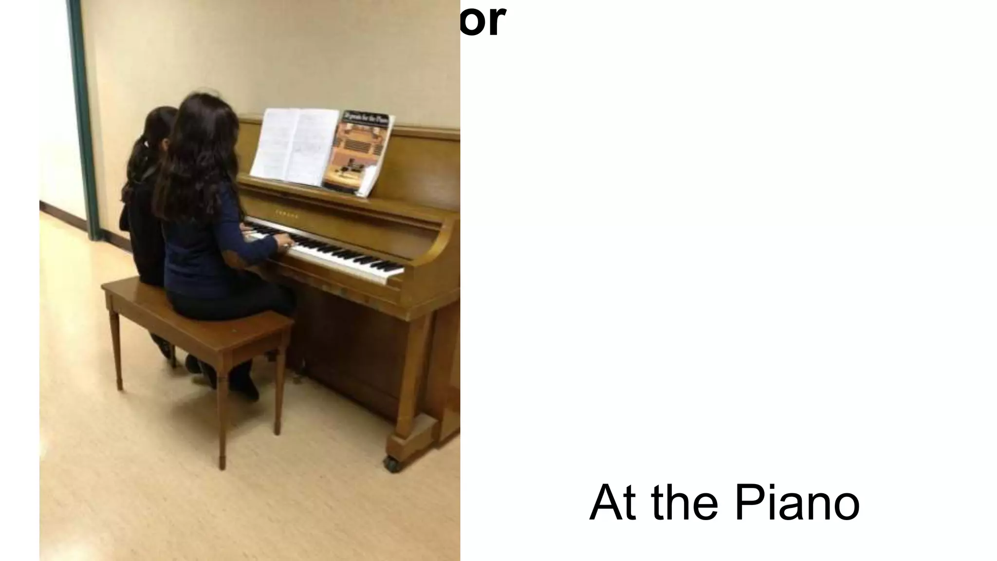 Piano Playing for
Genius Hour

At the Piano

 